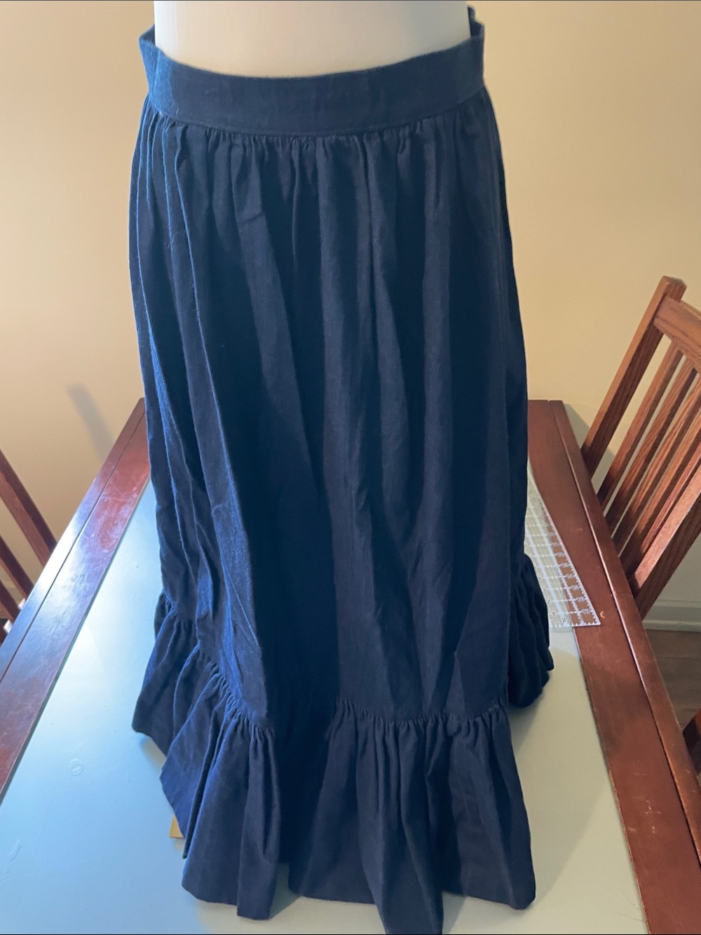 Handmade denim skirt - coastal cowgirl | 8
